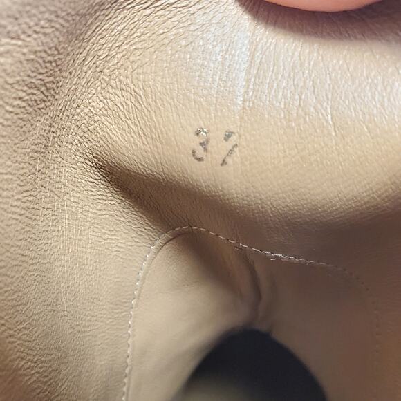 NWT$875 AQUAZZURA Saint Honoré Leather Combat Chunky Ankle Boots Sz 37, US 7 - Picture 11 of 16